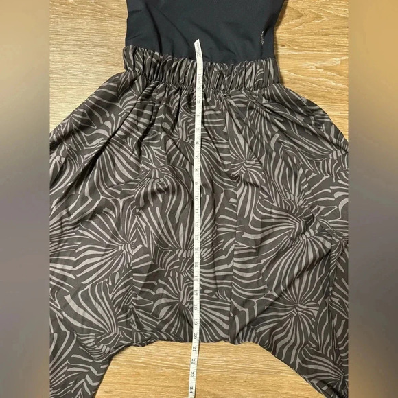 Free People FP Movement Black All Strapped Onesie Jumpsuit Harem Pants Size XS - Picture 11 of 15